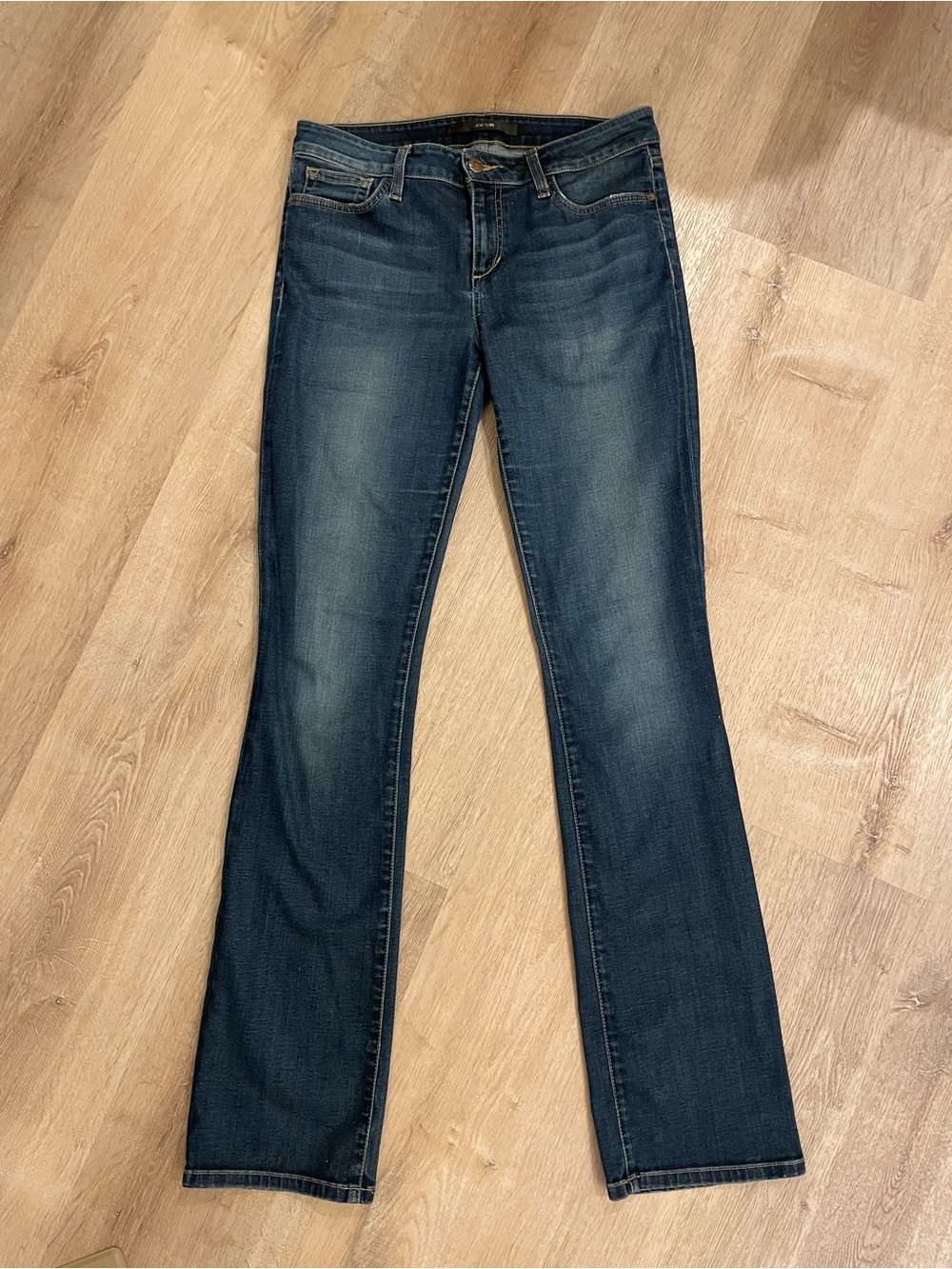 JOE’S Dark Blue Slim Fit Mini Bootcut Jeans, size 29